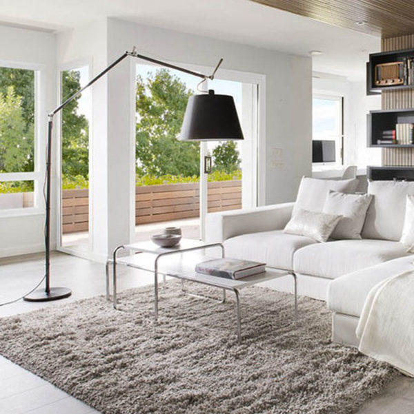 Angers Nantes Cholet Saumur Icones Artemide Lampadaire Tolomeo Mega Noir Aluminium Michele De Lucchi 13
