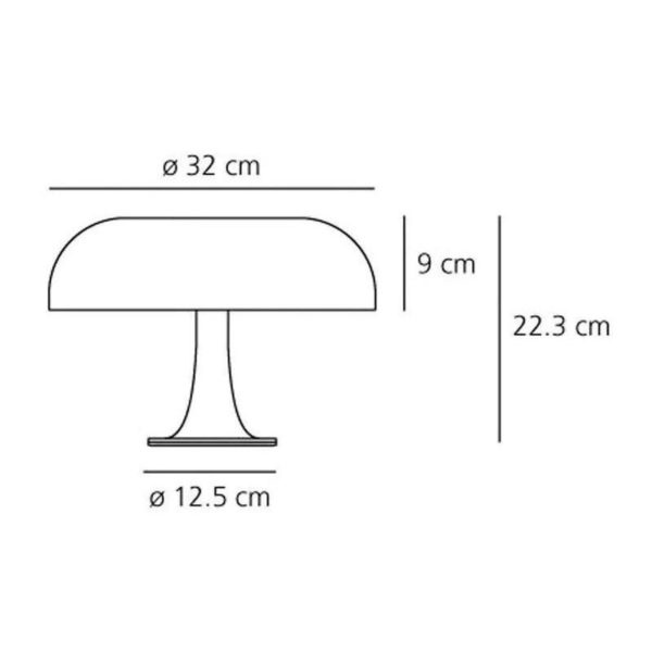 Angers Nantes Cholet Saumur Icones Artemide Lampe a poser Nessino Blanc Giancarlo Mattioli 6