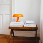 Angers Nantes Cholet Saumur Icones Artemide Lampe a poser Nessino Orange Giancarlo Mattioli