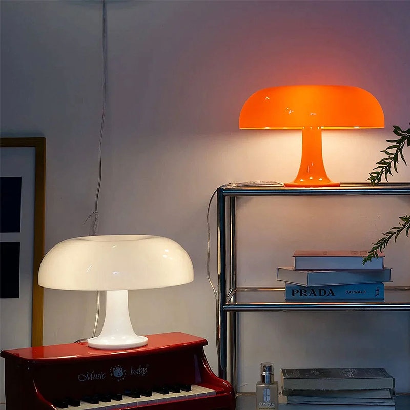 Angers Nantes Cholet Saumur Icones Artemide Lampe a poser Nessino Orange Giancarlo Mattioli 4