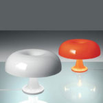 Angers Nantes Cholet Saumur Icones Artemide Lampe a poser Nessino Orange Giancarlo Mattioli 7