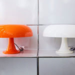 Angers Nantes Cholet Saumur Icones Artemide Lampe a poser Nesso Blanc Giancarlo Mattioli 1