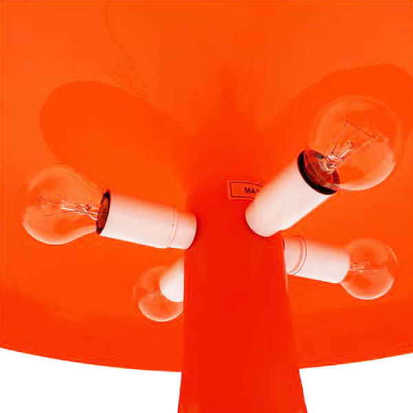 Angers Nantes Cholet Saumur Icones Artemide Lampe a poser Nesso Orange Giancarlo Mattioli 10
