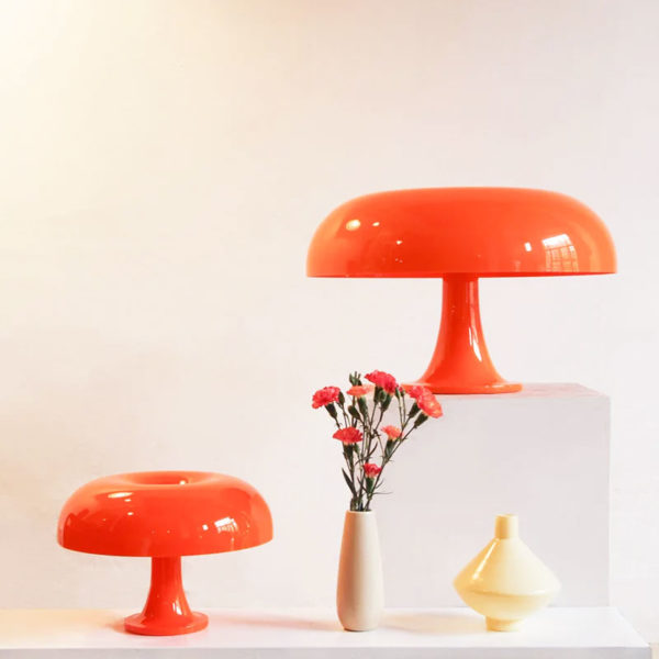 Angers Nantes Cholet Saumur Icones Artemide Lampe a poser Nesso Orange Giancarlo Mattioli 15