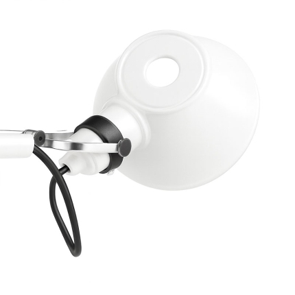 Angers Nantes Cholet Saumur Icones Artemide Lampe de bureau Tolomeo Micro Blanc brillant Aluminium Michele De Lucchi 0