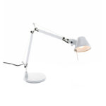 Angers Nantes Cholet Saumur Icones Artemide Lampe de bureau Tolomeo Micro Blanc brillant Aluminium Michele De Lucchi 10