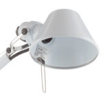 Angers Nantes Cholet Saumur Icones Artemide Lampe de bureau Tolomeo Micro Blanc brillant Aluminium Michele De Lucchi 4