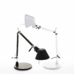 Angers Nantes Cholet Saumur Icones Artemide Lampe de bureau Tolomeo Micro Blanc brillant Aluminium Michele De Lucchi 6
