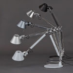 Angers Nantes Cholet Saumur Icones Artemide Lampe de bureau Tolomeo Micro Noir Mat Aluminium Michele De Lucchi 3