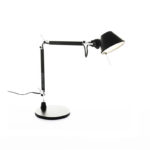 Angers Nantes Cholet Saumur Icones Artemide Lampe de bureau Tolomeo Micro Noir Mat Aluminium Michele De Lucchi 5