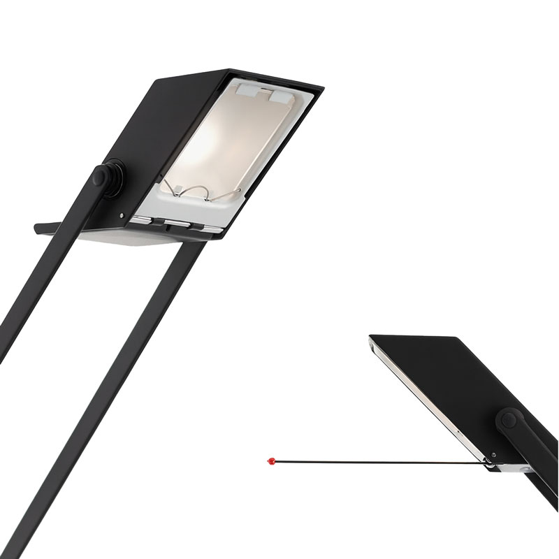 Angers Nantes Cholet Saumur Icones Artemide Lampe de bureau table Tizio Noir Richard Sapper 001