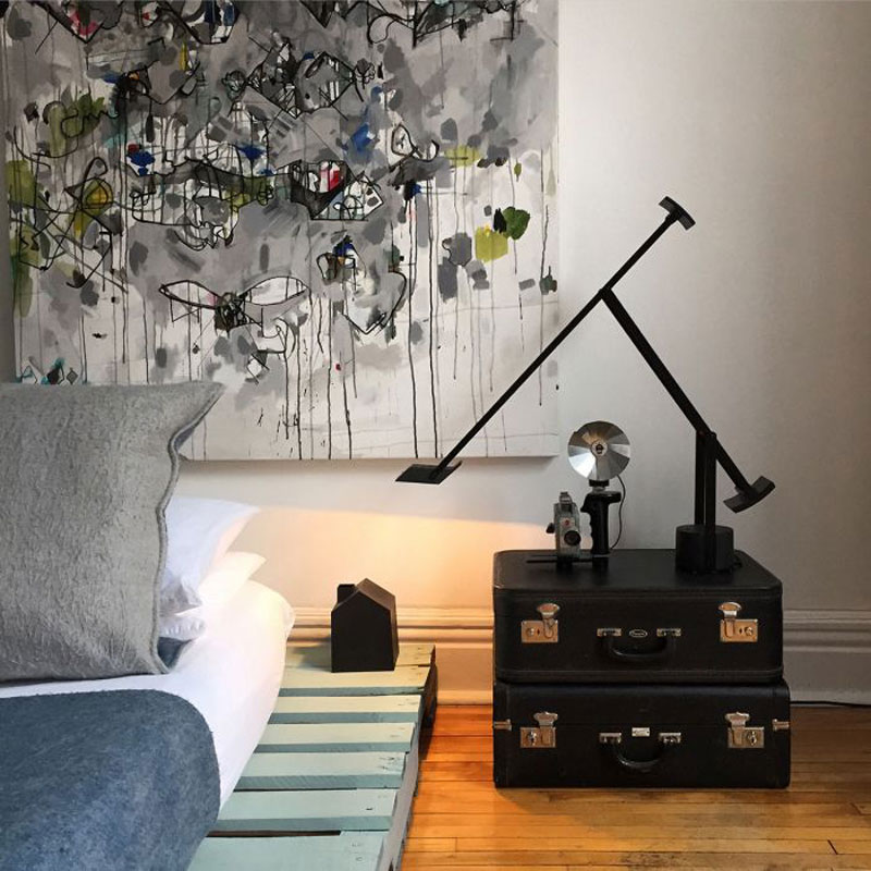 Angers Nantes Cholet Saumur Icones Artemide Lampe de bureau table Tizio Noir Richard Sapper 15