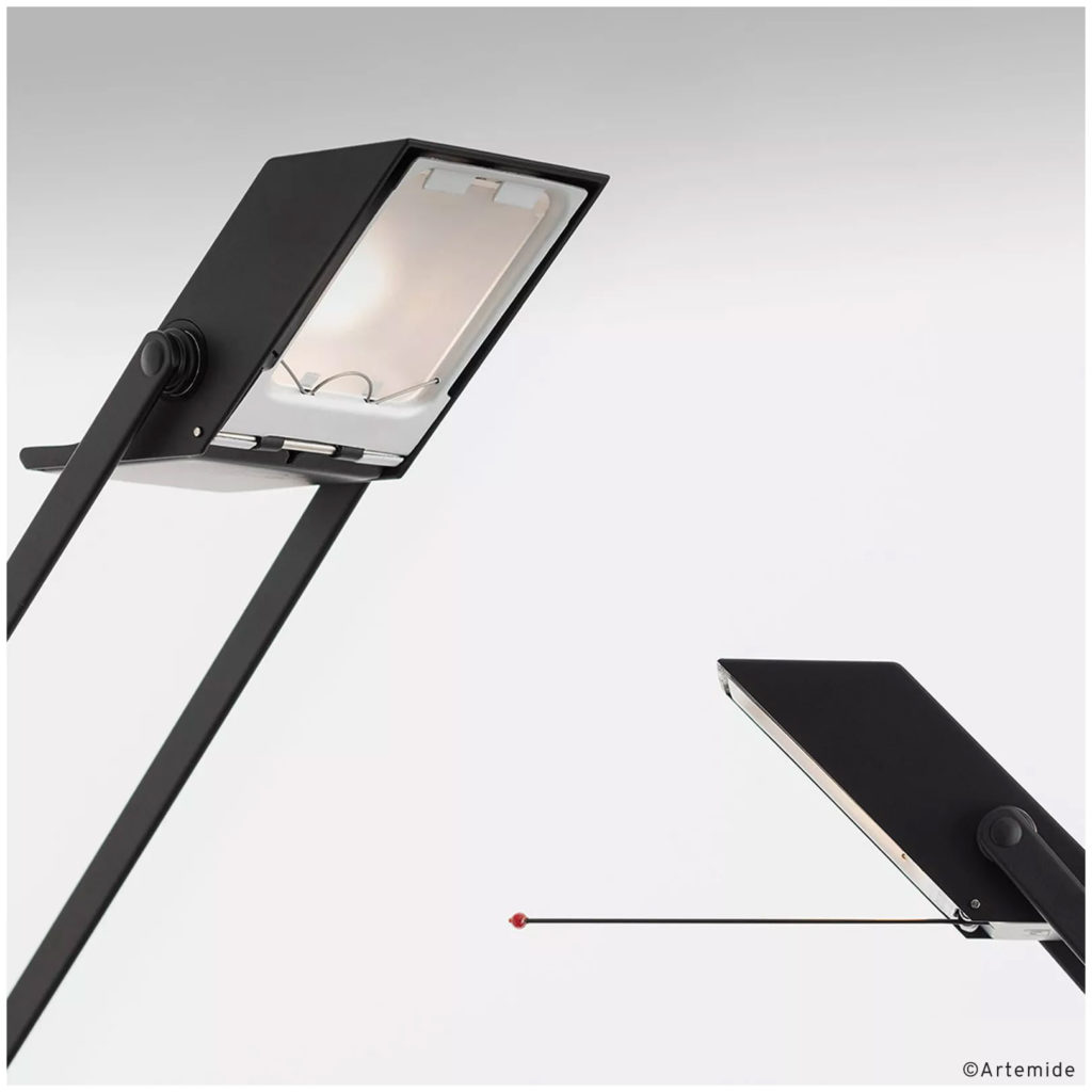 Angers Nantes Cholet Saumur Icones Artemide Lampe de bureau table Tizio Noir Richard Sapper 8