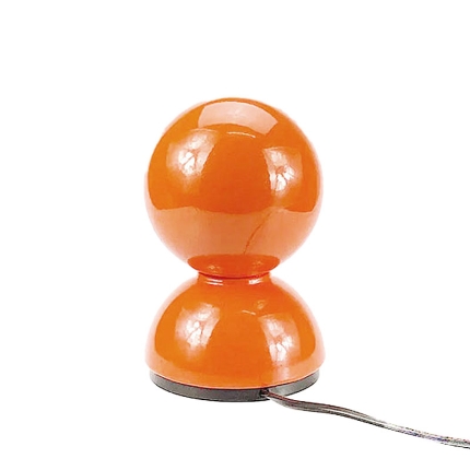 Angers Nantes Cholet Saumur Icones Artemide Lampe de table Eclisse Orange Vico Magistretti 1