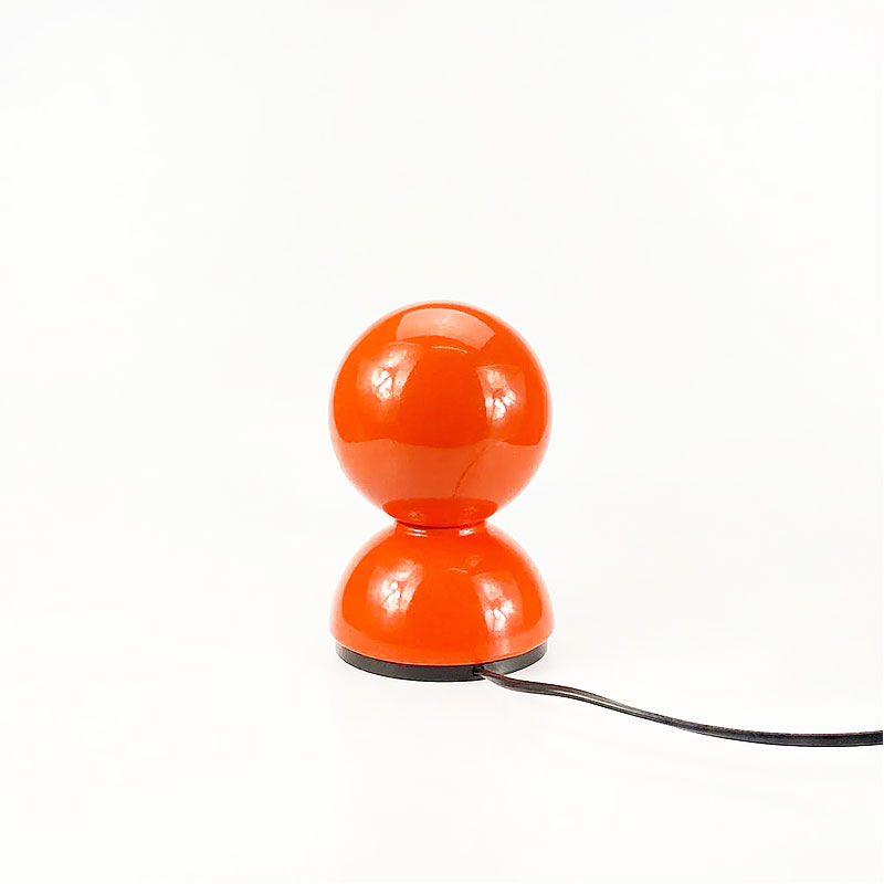 Angers Nantes Cholet Saumur Icones Artemide Lampe de table Eclisse Orange Vico Magistretti 1