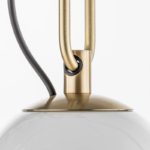 Angers Nantes Cholet Saumur Icones Artemide applique NH Wall laiton verre suspension Neri & Hu 1