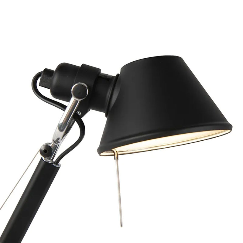 Angers Nantes Cholet Saumur Icones Artemide applique Tolomeo parete Noir Aluminium Michele De Lucchi 5