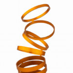 Angers Nantes Cholet Saumur Icones Artemide lampe a poser Decompose light orange alumium anodisé Atelier Oï 01