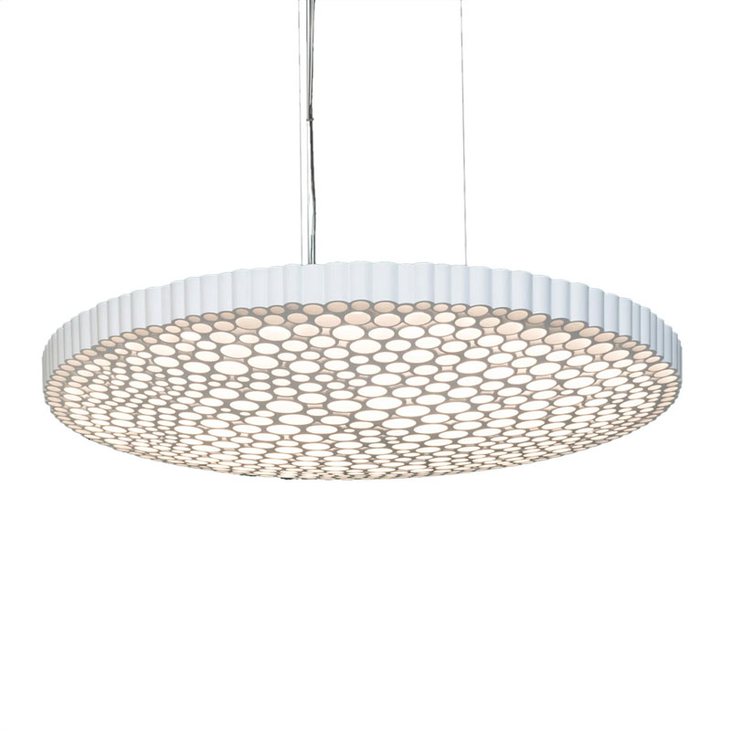 Angers Nantes Cholet Saumur Icones Artemide suspension Calipso Alveole nid d'abeille blanc Neil Poulton 01