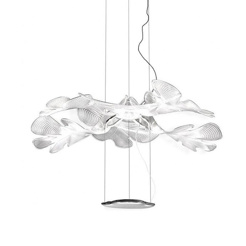 Angers Nantes Cholet Saumur Icones Artemide suspension Chlorophilia chrome nature fleur Ross Lovegrove 11