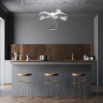 Angers Nantes Cholet Saumur Icones Artemide suspension Chlorophilia chrome nature fleur Ross Lovegrove 3