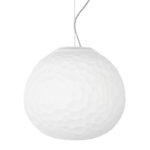 Angers Nantes Cholet Saumur Icones Artemide suspension Méteorite verre blanc 48 Pio & Tito Toso 0