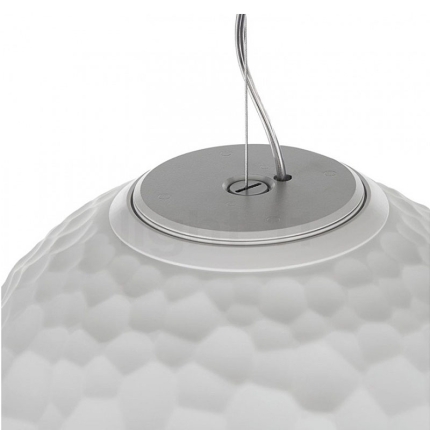 Angers Nantes Cholet Saumur Icones Artemide suspension Méteorite verre blanc 48 Pio & Tito Toso 6