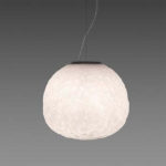 Angers Nantes Cholet Saumur Icones Artemide suspension Méteorite verre blanc 48 Pio & Tito Toso 8