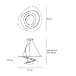 Angers Nantes Cholet Saumur Icones Artemide suspension Pirce aluminium Giancarlo Mattioli 9