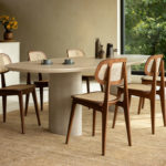 Angers Nantes Cholet Saumur Icones Chaise Vincent Sheppard Titus mobilier canage tobacco noyer 8