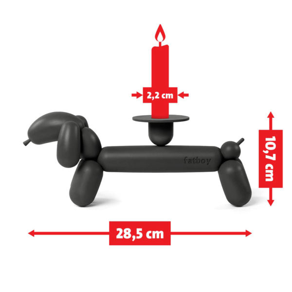 Angers Nantes Cholet Saumur Icones Fatboy Bougeoir can dog Noir black decoration design objet