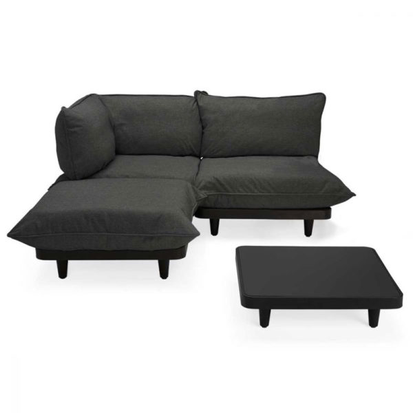 Angers Nantes Cholet Saumur Icones Fatboy Canapé Paletti modulaire  2 places mobilier outdoor exterieur Thunder Grey 7