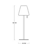Angers Nantes Cholet Saumur Icones Fatboy Lampadaire outdoor table Edison The Giant Blanc
