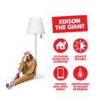 Angers Nantes Cholet Saumur Icones Fatboy Lampadaire outdoor table Edison The Giant Blanc 2