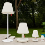 Angers Nantes Cholet Saumur Icones Fatboy Lampadaire outdoor table Edison The Giant Blanc 5
