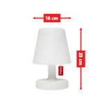 Angers Nantes Cholet Saumur Icones Fatboy Lampe Batterie chevet outdoor duo pack table Edison The Petit Blanc rechargeable