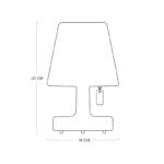 Angers Nantes Cholet Saumur Icones Fatboy Lampe Batterie chevet outdoor table Edison The Petit Blanc rechargeable