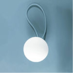 Angers Nantes Cholet Saumur Icones Fatboy Lampe Batterie nomade outdoor Bolleke bleu ciel rechargeable suspension