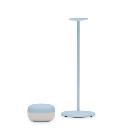 Angers Nantes Cholet Saumur Icones Fatboy Lampe a poser Cheerio Batterie nomade outdoor vert sauge rechargeable 34