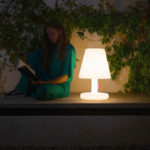 Angers Nantes Cholet Saumur Icones Fatboy Lampe bluethooth chevet outdoor table Edison The Medium Blanc rechargeable 1