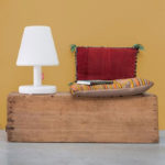 Angers Nantes Cholet Saumur Icones Fatboy Lampe bluethooth chevet outdoor table Edison The Medium Blanc rechargeable 3