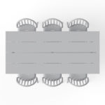 Angers Nantes Cholet Saumur Icones Fatboy Table de repas fred's mobilier outdoor Gris Argile exterieur pliante