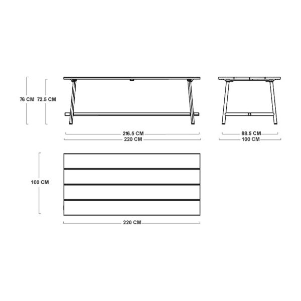Angers Nantes Cholet Saumur Icones Fatboy Table de repas fred's mobilier outdoor Gris Argile exterieur pliante 3
