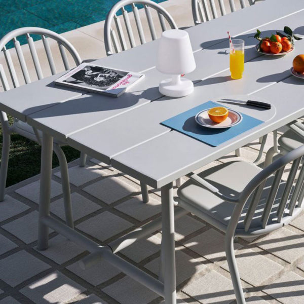 Angers Nantes Cholet Saumur Icones Fatboy Table de repas fred's mobilier outdoor Gris Argile exterieur pliante 9