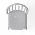 Angers Nantes Cholet Saumur Icones Fatboy chaise fred's mobilier outdoor Gris Argile exterieur empilable 3