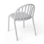 Angers Nantes Cholet Saumur Icones Fatboy chaise fred's mobilier outdoor Gris Argile exterieur empilable 4