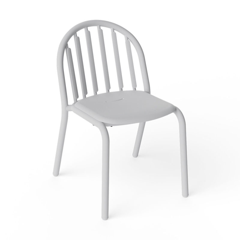Angers Nantes Cholet Saumur Icones Fatboy chaise fred's mobilier outdoor Gris Argile exterieur empilable 8