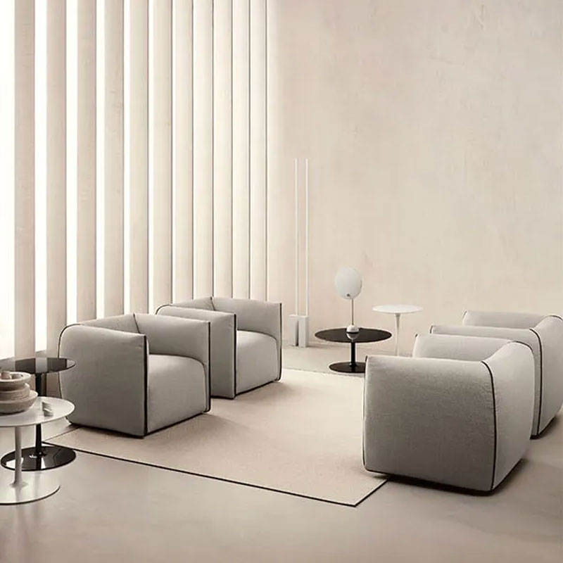 Angers Nantes Cholet Saumur Icones Fauteuil Mia Mdf Italia Bleu gris Francesco Bettoni 6