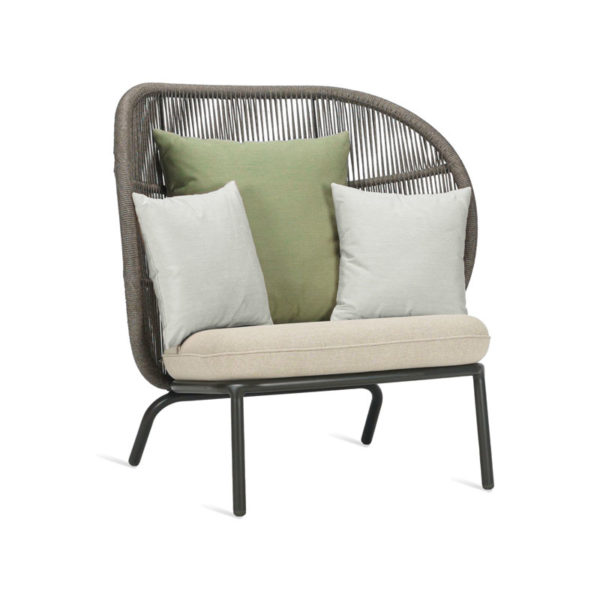Angers Nantes Cholet Saumur Icones Fauteuil Vincent Sheppard Kodo mobilier exterieur outdoor lounge Studio Segers Cocoon Almond