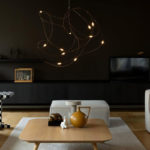Angers Nantes Cholet Saumur Icones Moooï suspension Flock of light cuivre copper led Studio Toer wanders 1